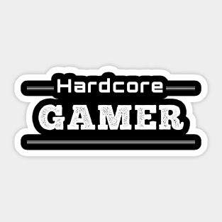 Hardcore Gamer Sticker